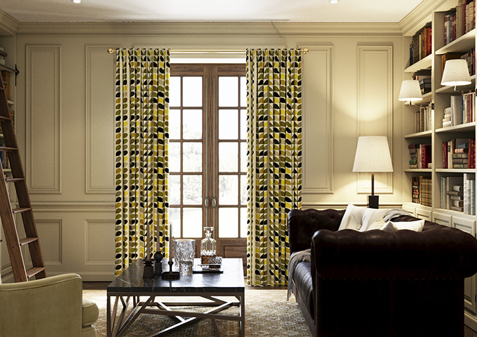 Orla Kiely Multi Stem, Yellow - Made to Measure Curtains - Image 3